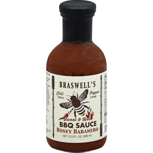 slide 2 of 2, Braswell's Honey Habanero BBQ Sauce, 1 ct
