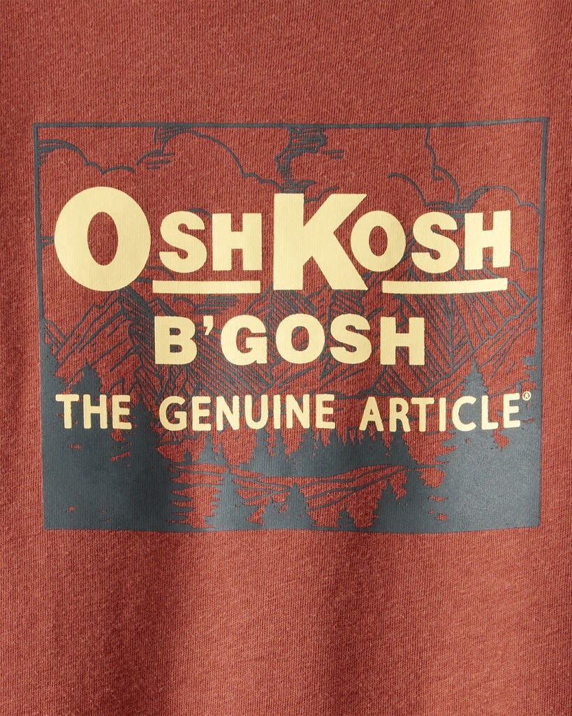 slide 2 of 2, Oshkosh Toddler Boy Vintage OshKosh B'Gosh Long-Sleeve Graphic Tee - Brown Brown 2T, 1 ct
