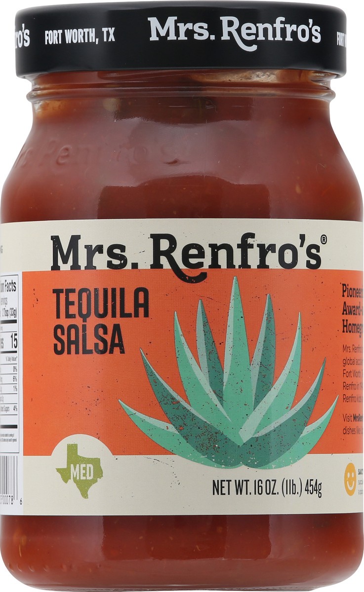 slide 6 of 11, Mrs. Renfro's Medium Tequila Salsa 16 oz, 16 oz