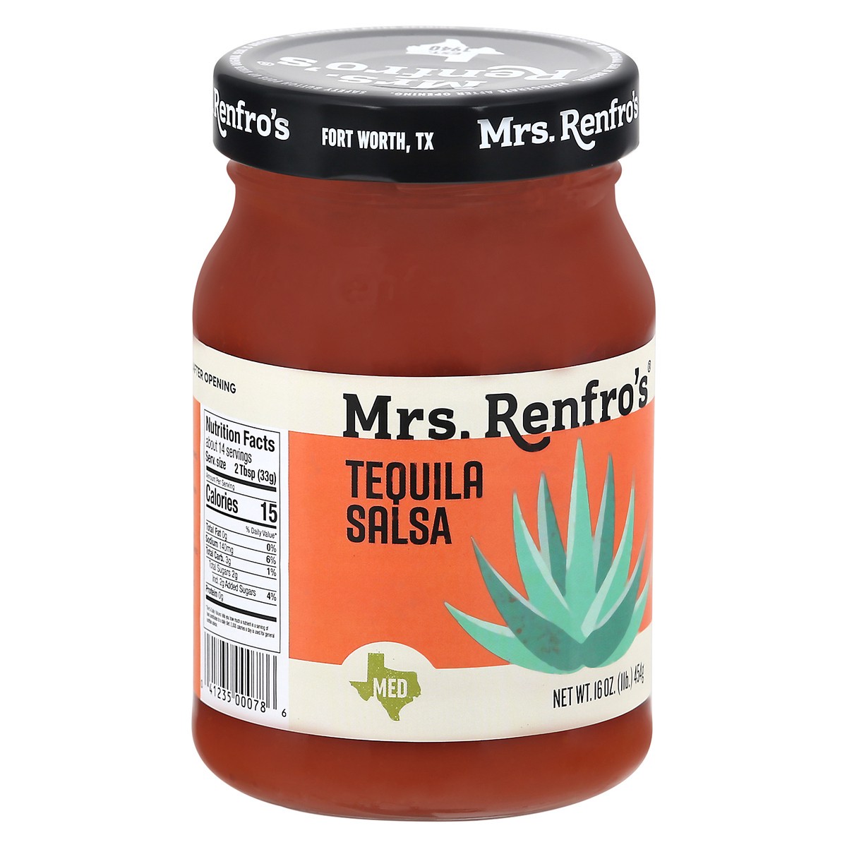 slide 9 of 11, Mrs. Renfro's Medium Tequila Salsa 16 oz, 16 oz