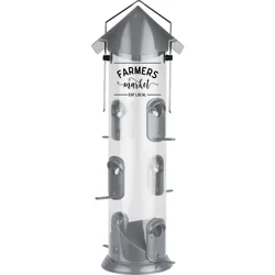 Wild Wings Farmhouse Deluxe Tube Bird Feeder