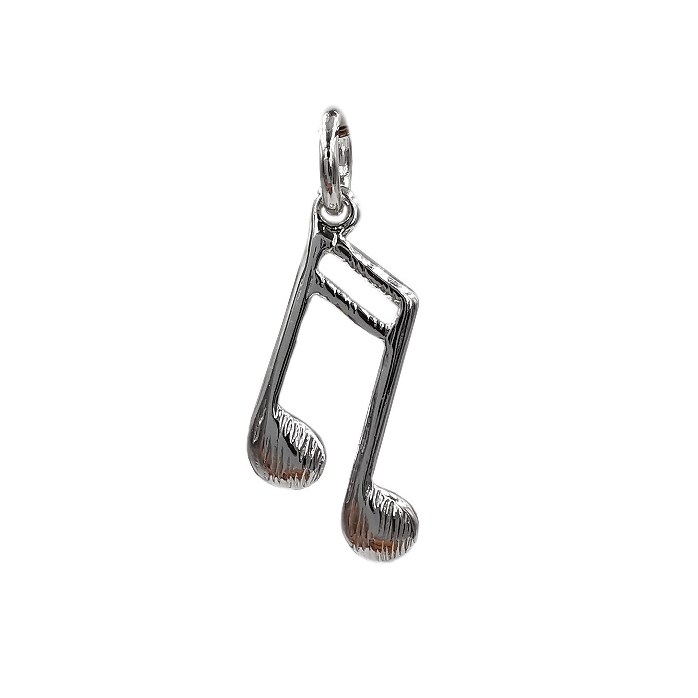 slide 2 of 4, Charmalong Silver Plated Crystal Music Charm By Bead Landing, 0.98 in x 0.39 in x 0.24 in