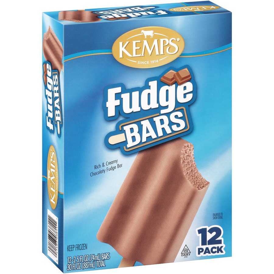 slide 2 of 8, Kemps Fudge Bars 12 ea, 12 ct