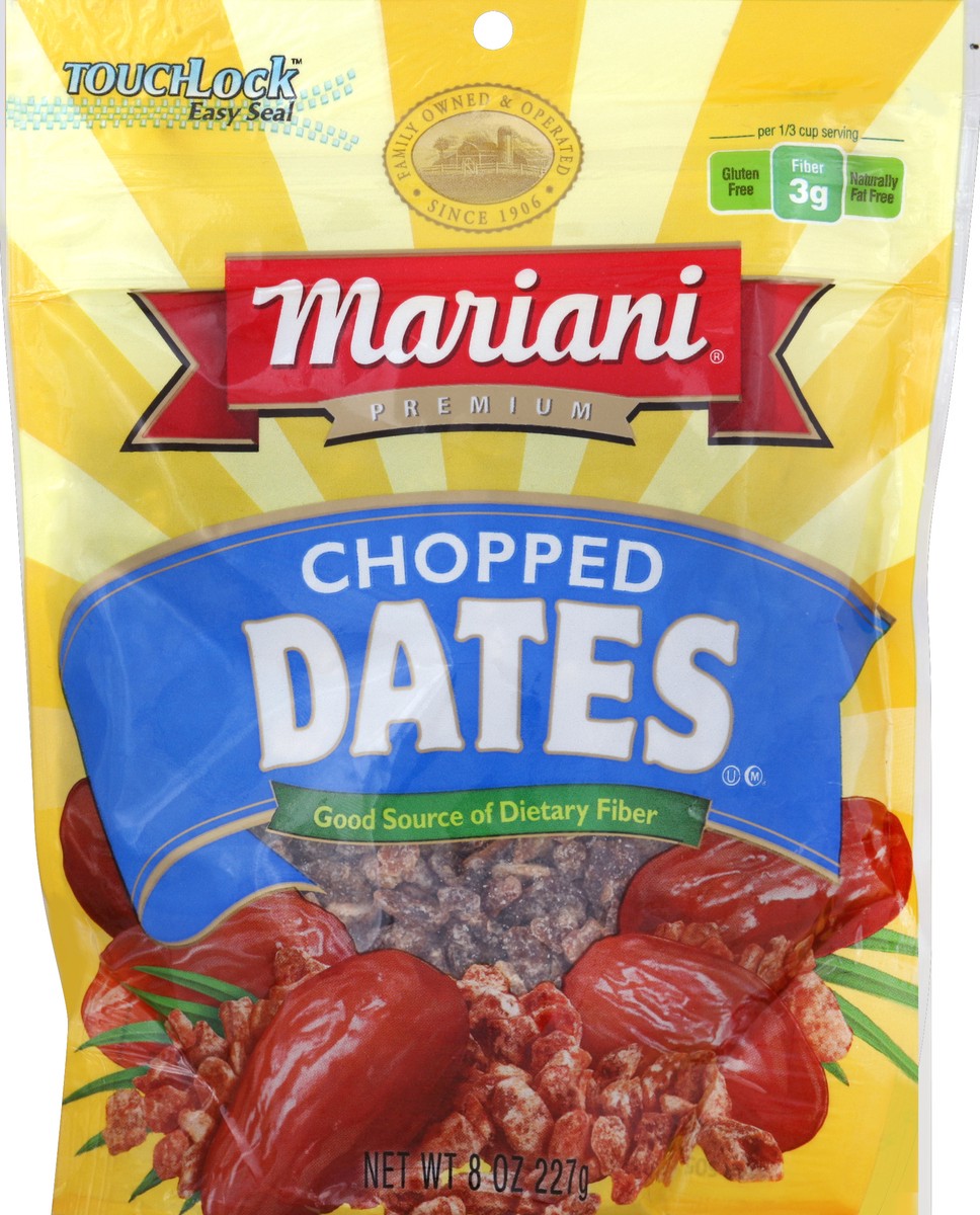 slide 2 of 2, Mariani Chopped Dates, 8 oz