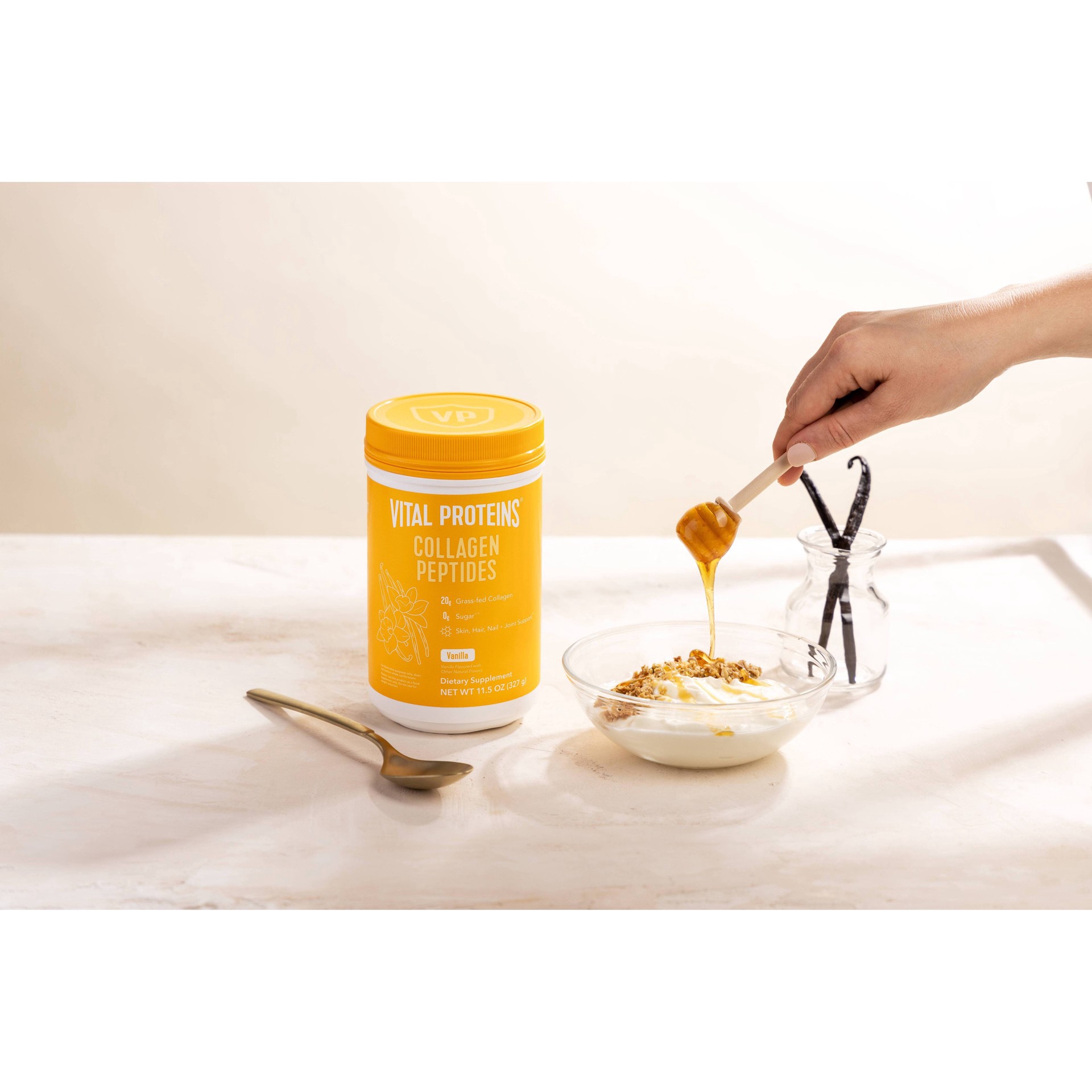 slide 9 of 13, Vital Proteins Vanilla Collagen Peptides 11.5 oz, 11.5 oz