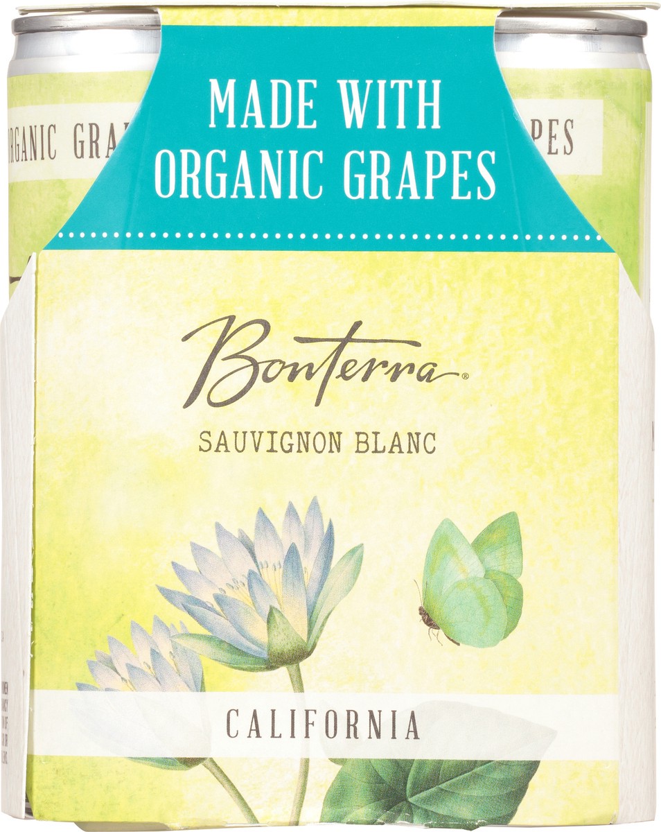 slide 9 of 9, Bonterra 4 Pack California Sauvignon Blanc 250 ml Can 4 ea Multipack, 4 ct