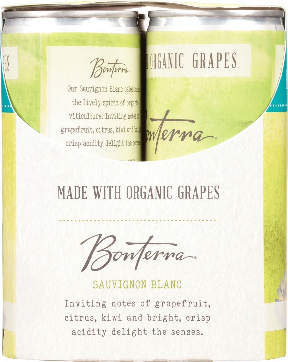 slide 3 of 9, Bonterra 4 Pack California Sauvignon Blanc 250 ml Can 4 ea Multipack, 4 ct