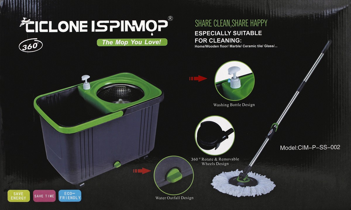 slide 3 of 4, Ciclone Ispinmop Mop 1 ea, 1 ct