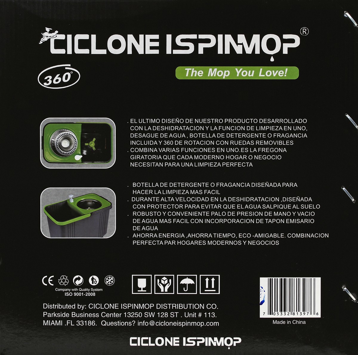 slide 4 of 4, Ciclone Ispinmop Mop 1 ea, 1 ct