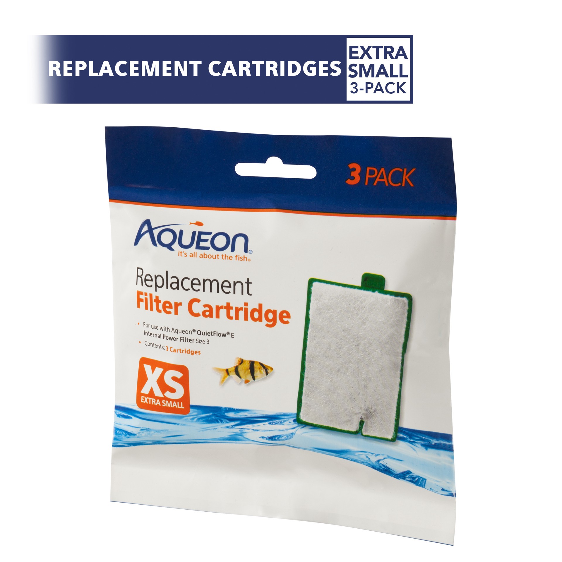 slide 6 of 10, Aqueon Replacement Filter Cartridges Extra Small - 3 pack, 1 ct