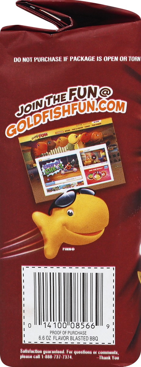 slide 3 of 6, Pepperidge Farm Goldfish Smokin' BBQ Baked Snack Crackers, 6.6 oz