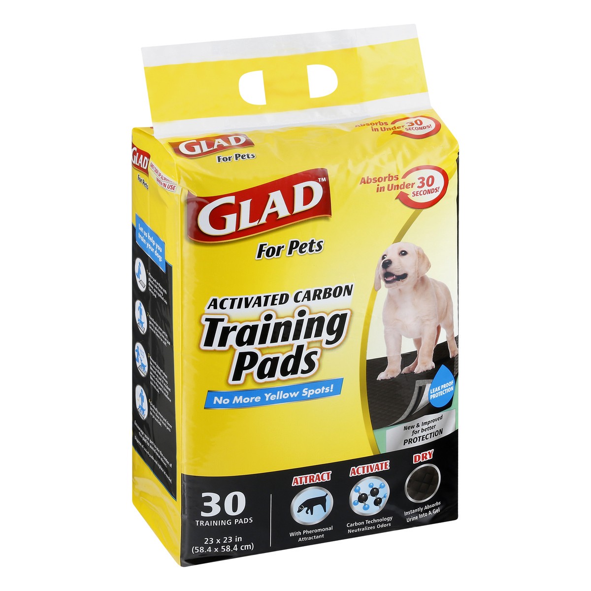 slide 10 of 11, Glad For Pets Activate Carbon Training Pads 30 ea, 30 ct