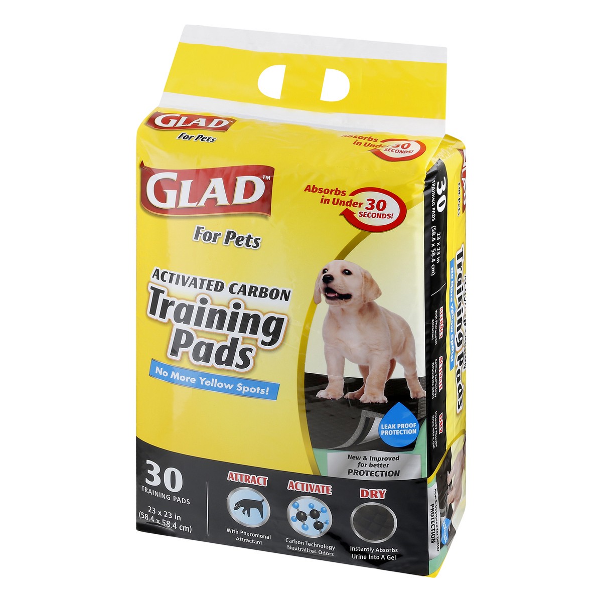 slide 2 of 11, Glad For Pets Activate Carbon Training Pads 30 ea, 30 ct