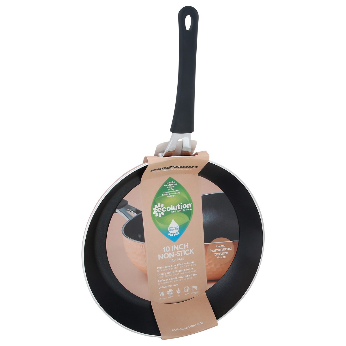 slide 4 of 9, Ecolution Non-Stick 10 Inches Copper Fry Pan 1 ea Sleeve, 1 ct