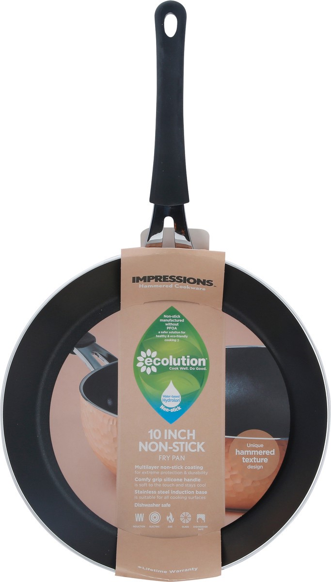 slide 9 of 9, Ecolution Non-Stick 10 Inches Copper Fry Pan 1 ea Sleeve, 1 ct
