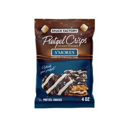 Snack Factory S'mores Pretzel Crisps, 4 oz Bag