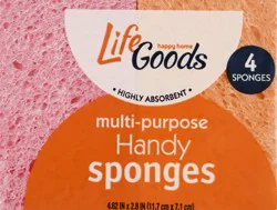 Life Goods Handy Multi-Purpose Sponges 4 ea