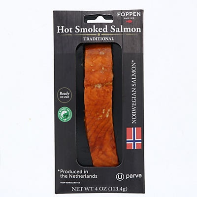 slide 1 of 1, Foppen Hot Smoked Salmon, 4 oz