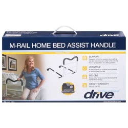 Drive Medical M-Rail Home Bed Assist Handle With Pouch
