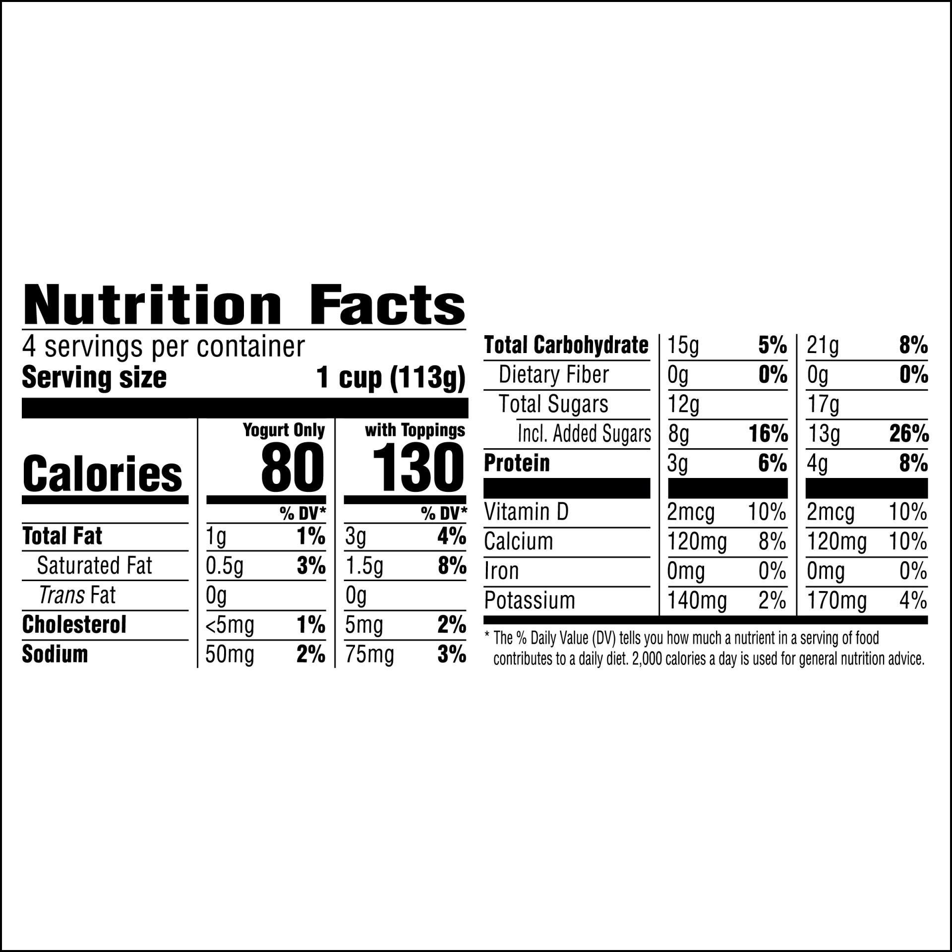 slide 6 of 7, YoCrunch Low Fat Vanilla Yogurt with Snickers Candy Pieces, 4 oz., 4 Pack, 4 oz