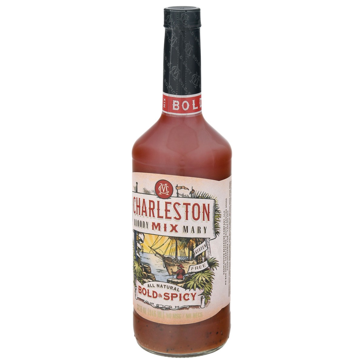 slide 7 of 13, Charleston Mix Bold & Spicy Bloody Mary Mix 32 fl oz, 32 fl oz