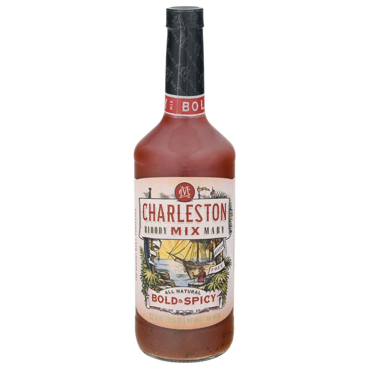 slide 4 of 13, Charleston Mix Bold & Spicy Bloody Mary Mix 32 fl oz, 32 fl oz