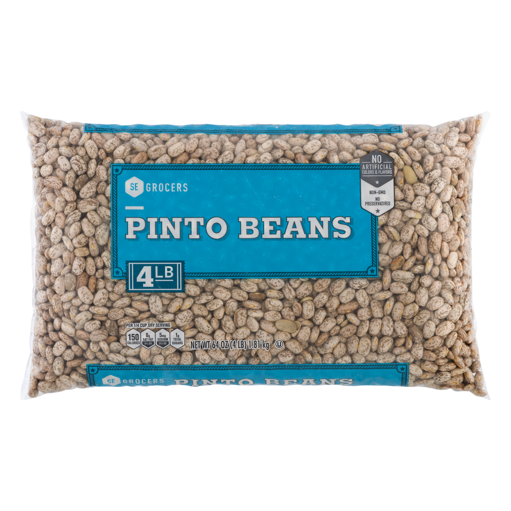 slide 1 of 1, SE Grocers Pinto Beans, 64 oz