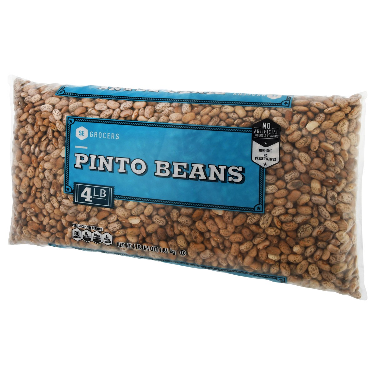 slide 7 of 10, SE Grocers Pinto Beans, 64 oz