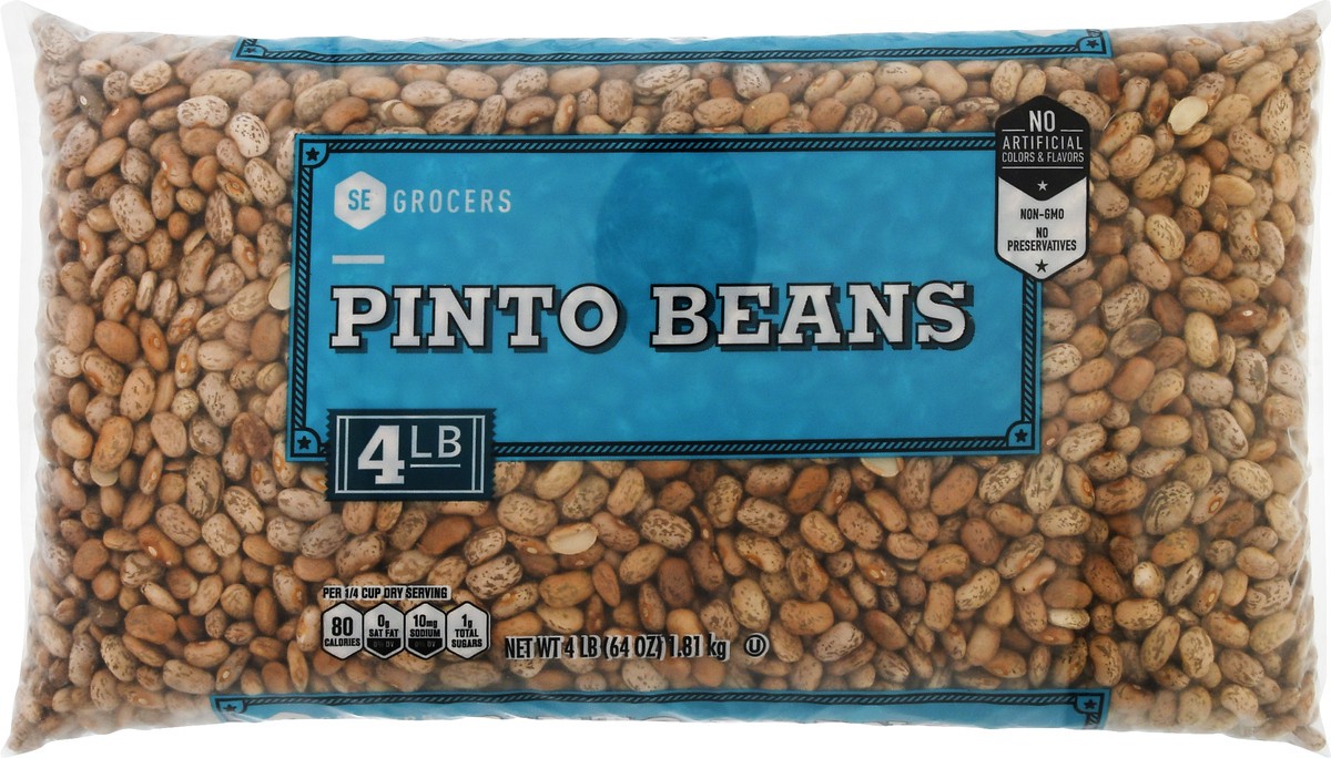 slide 10 of 10, SE Grocers Pinto Beans, 64 oz