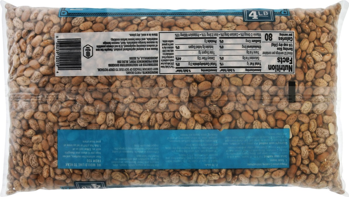 slide 3 of 10, SE Grocers Pinto Beans, 64 oz