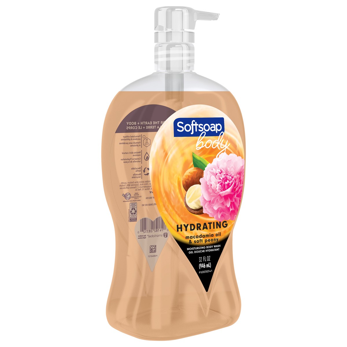 slide 6 of 6, Softsoap Body Wash Pump, Shea Butter, 32 oz