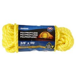 KingCord 3/8" x 50' Twisted Polypropylene Rope