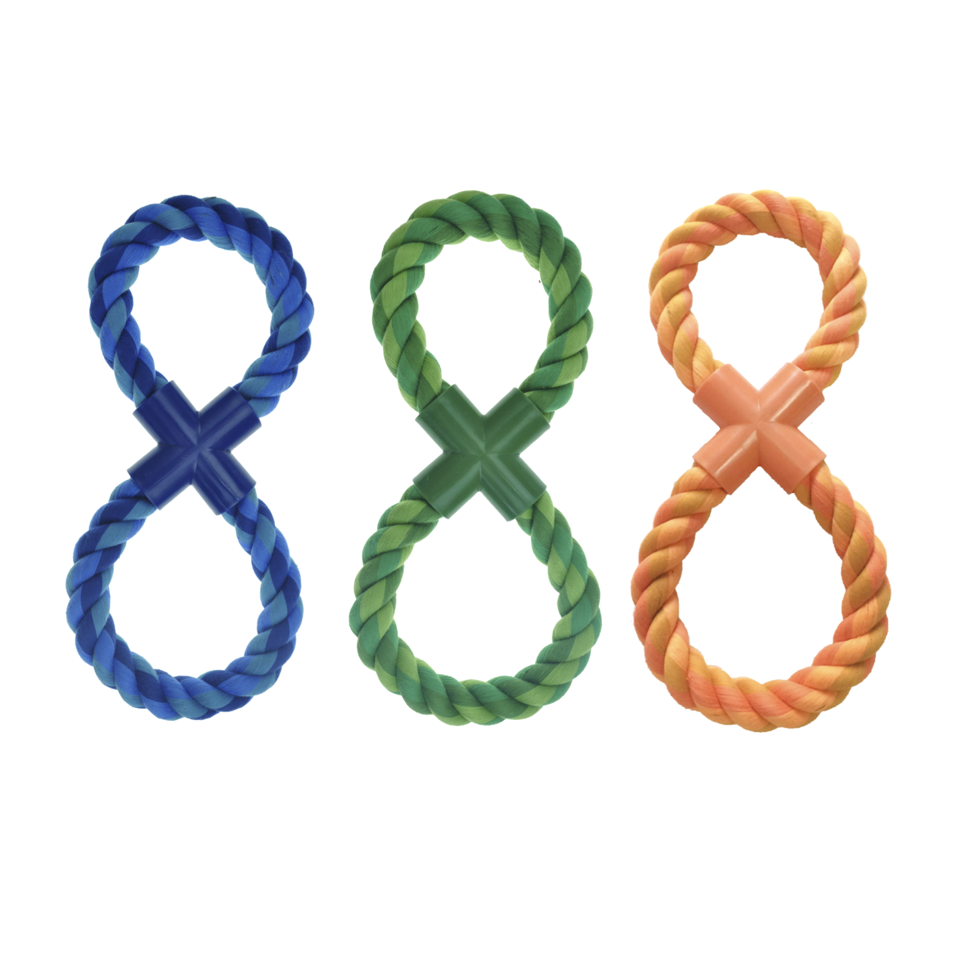 slide 1 of 1, Meijer Figure Eight Tug Dog Toy, 14 X-Large, 14 in