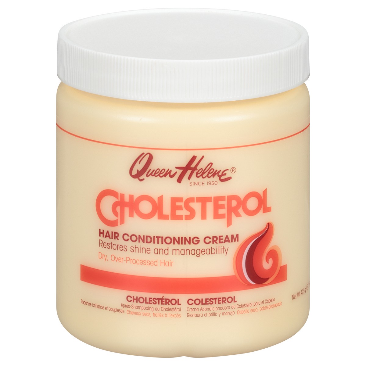 slide 1 of 7, Queen Helene Cholesterol Hair Conditioning Cream, 15 oz