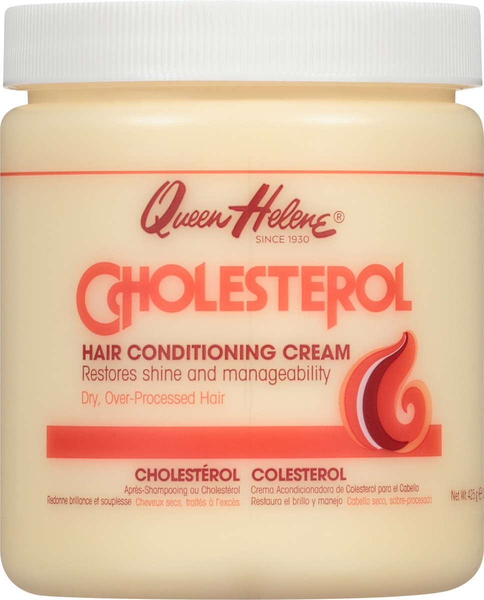 slide 4 of 7, Queen Helene Cholesterol Hair Conditioning Cream, 15 oz