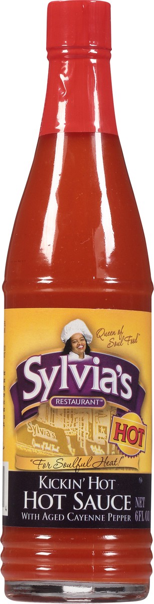 slide 6 of 9, Sylvia's Restaurant Kickin' Hot Kickin' Hot Hot Sauce 6 fl oz, 