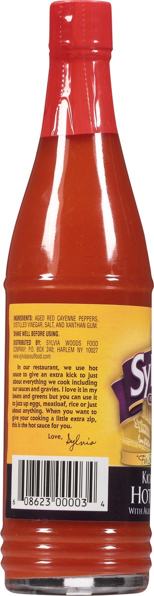 slide 7 of 9, Sylvia's Restaurant Kickin' Hot Kickin' Hot Hot Sauce 6 fl oz, 