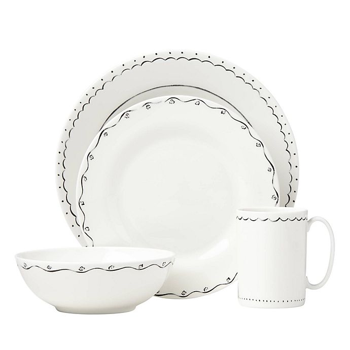 slide 1 of 1, Kate Spade New York Union Square Doodle Place Setting, 4 ct