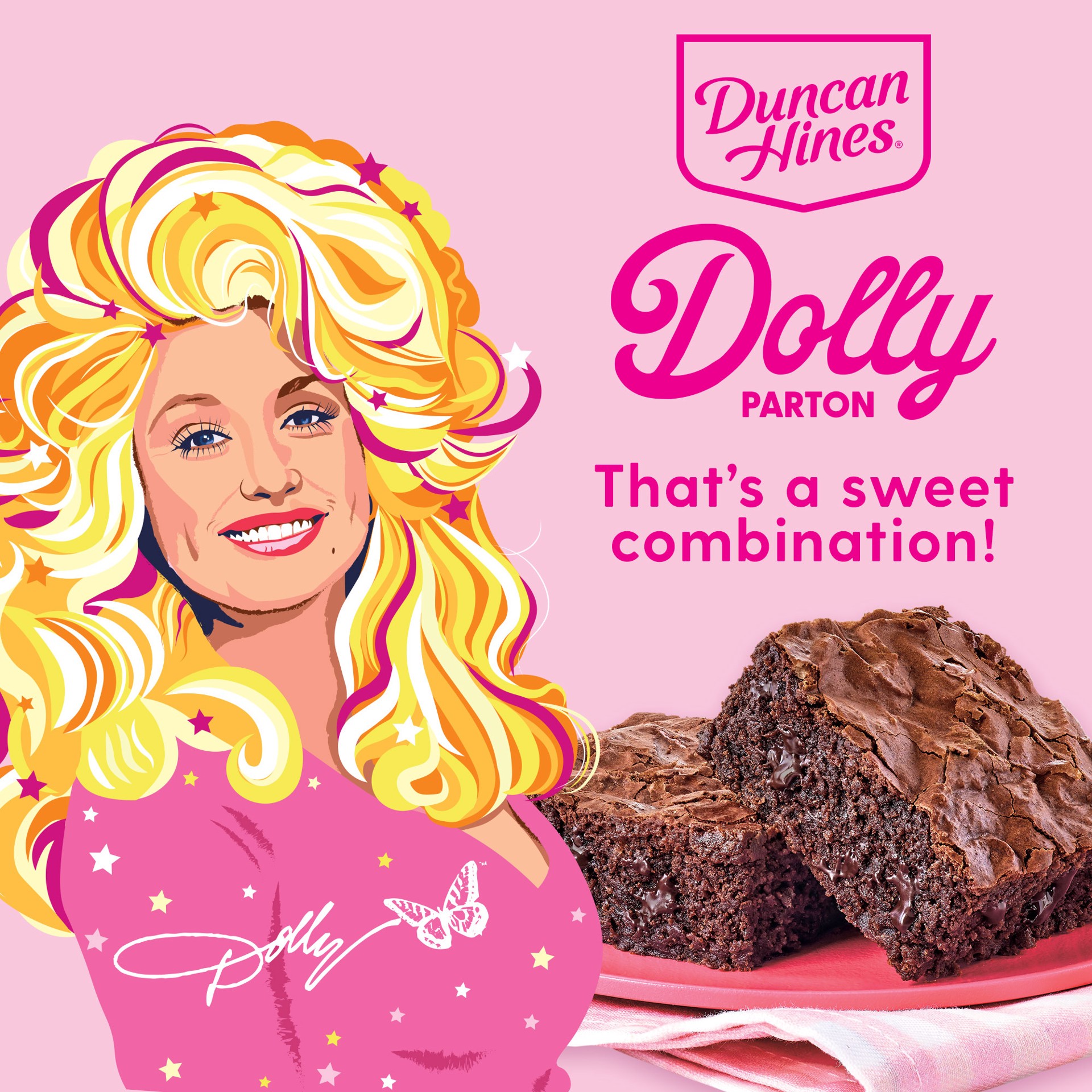slide 5 of 5, Duncan Hines Dolly Parton's Fabulously Fudgy Brownie Mix, 17.6 oz., 17.6 oz