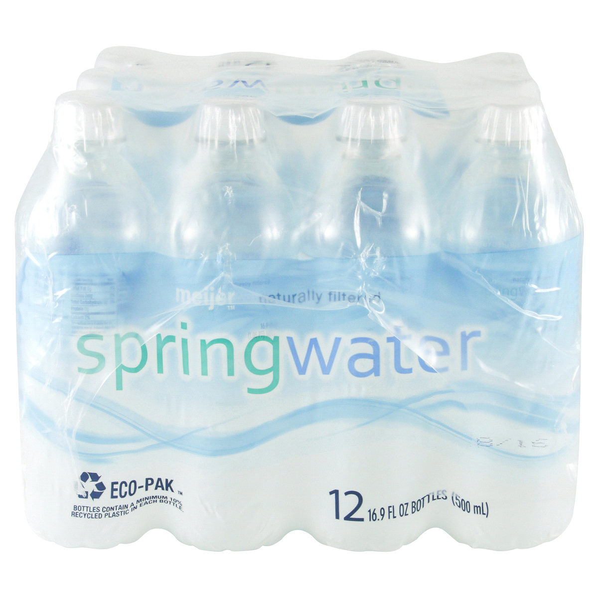 slide 2 of 4, Meijer Naturally Filtered Spring Water 12-Pack, 16.9 oz