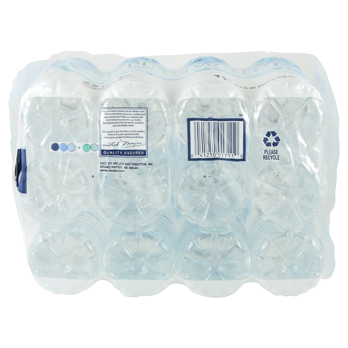 slide 4 of 4, Meijer Naturally Filtered Spring Water 12-Pack, 16.9 oz