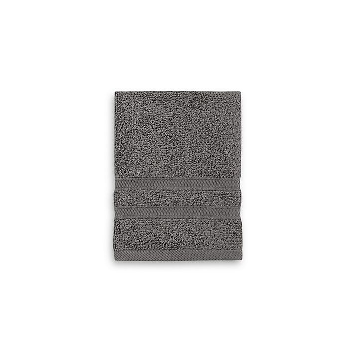 slide 1 of 1, Wamsutta Ultra Soft MICRO COTTON Washcloth - Charcoal, 1 ct