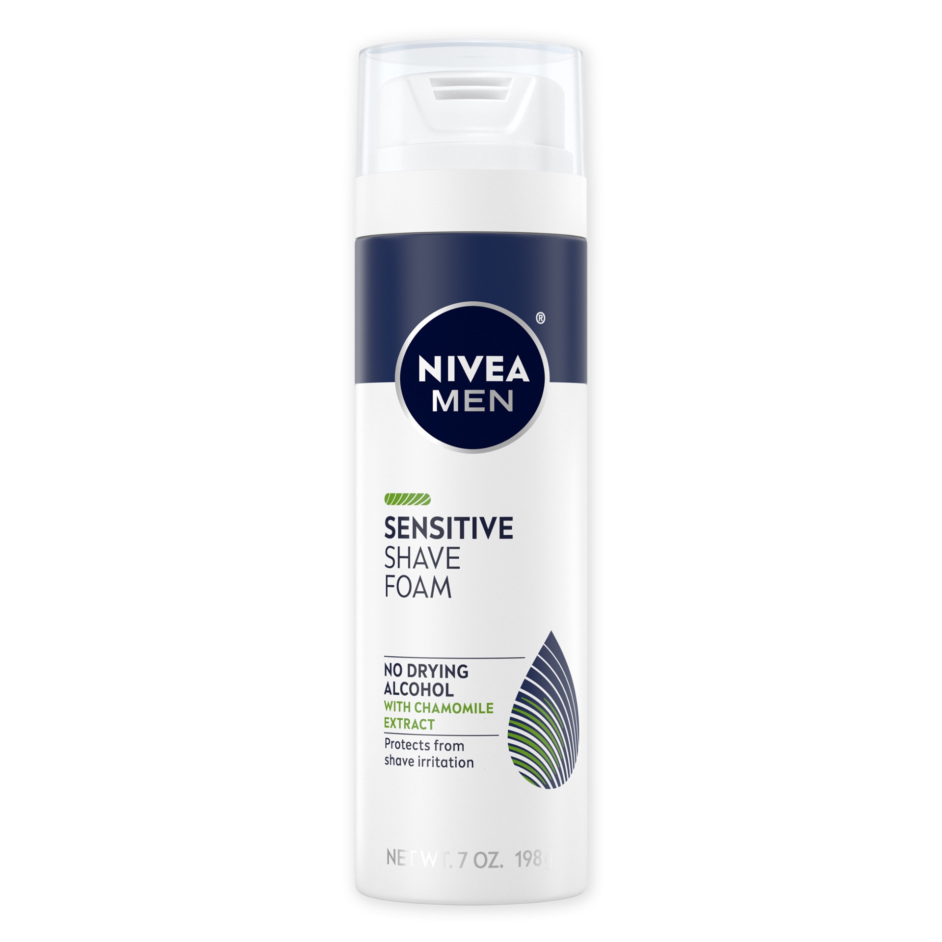 slide 1 of 10, Nivea Men Shaving Foam Sensitive, 7 oz