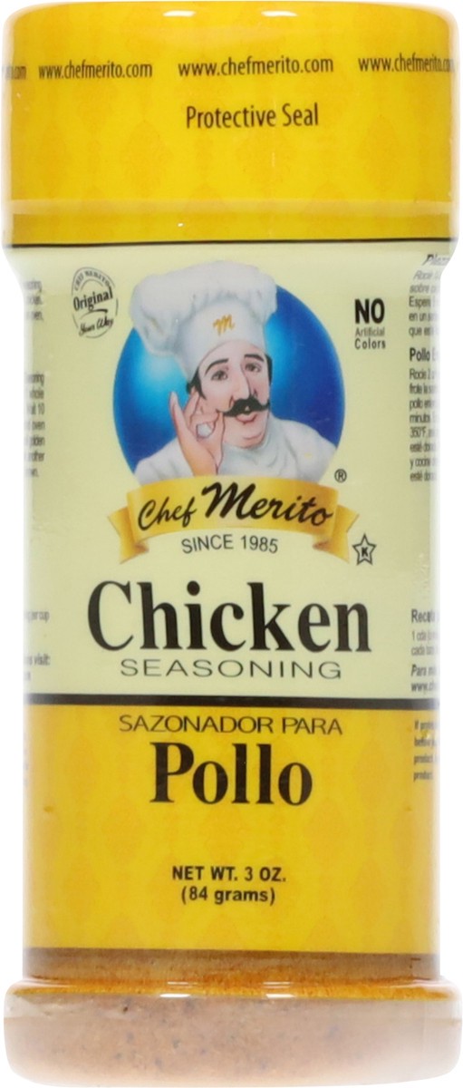 slide 3 of 12, Chef Merito Chicken Seasoning 3 oz, 3 oz