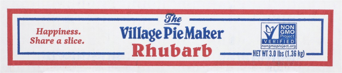 slide 12 of 12, The Village PieMaker Village PieMaker Rhubarb Pie, 3 lb