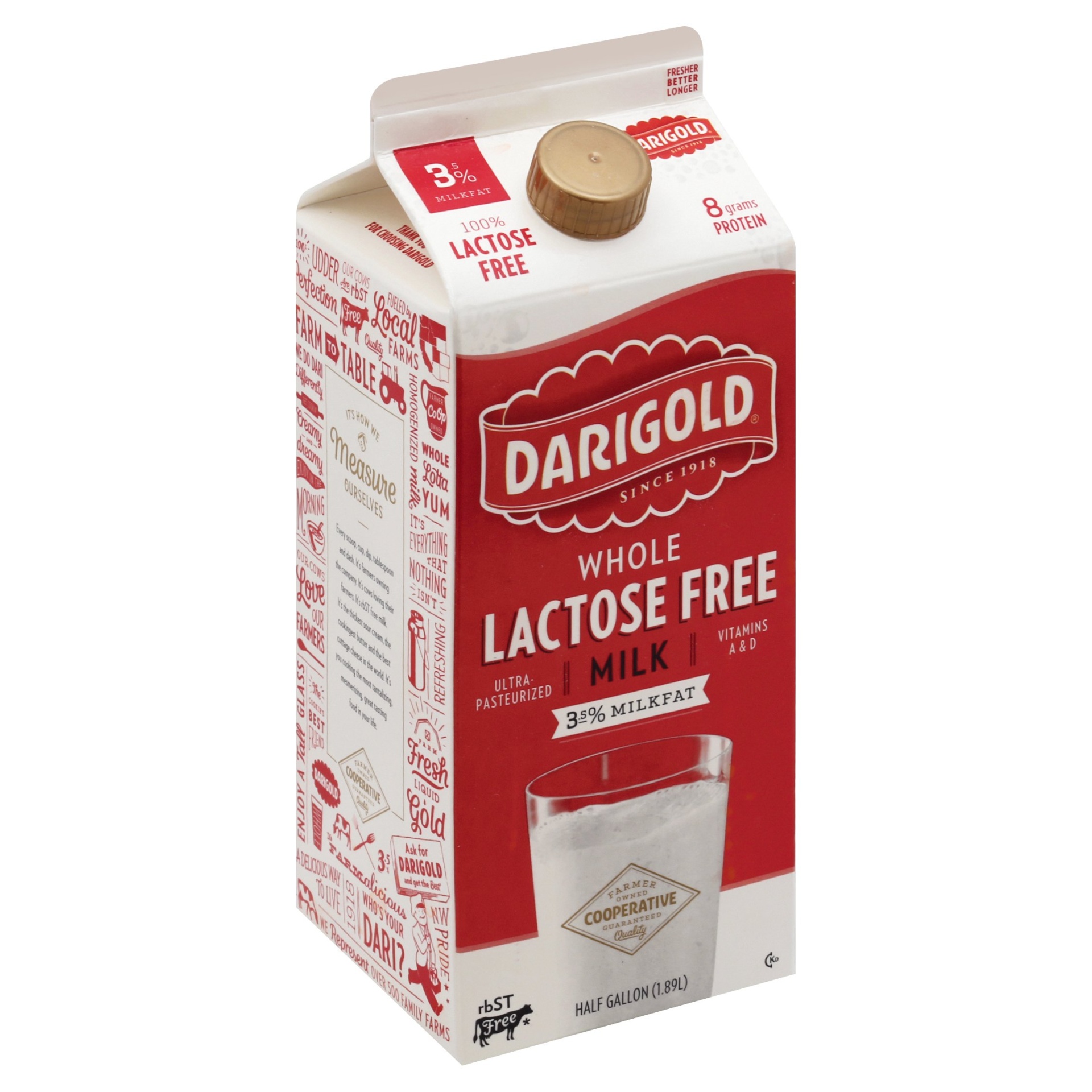 Darigold 100 Lactose Free Whole Milk Shipt