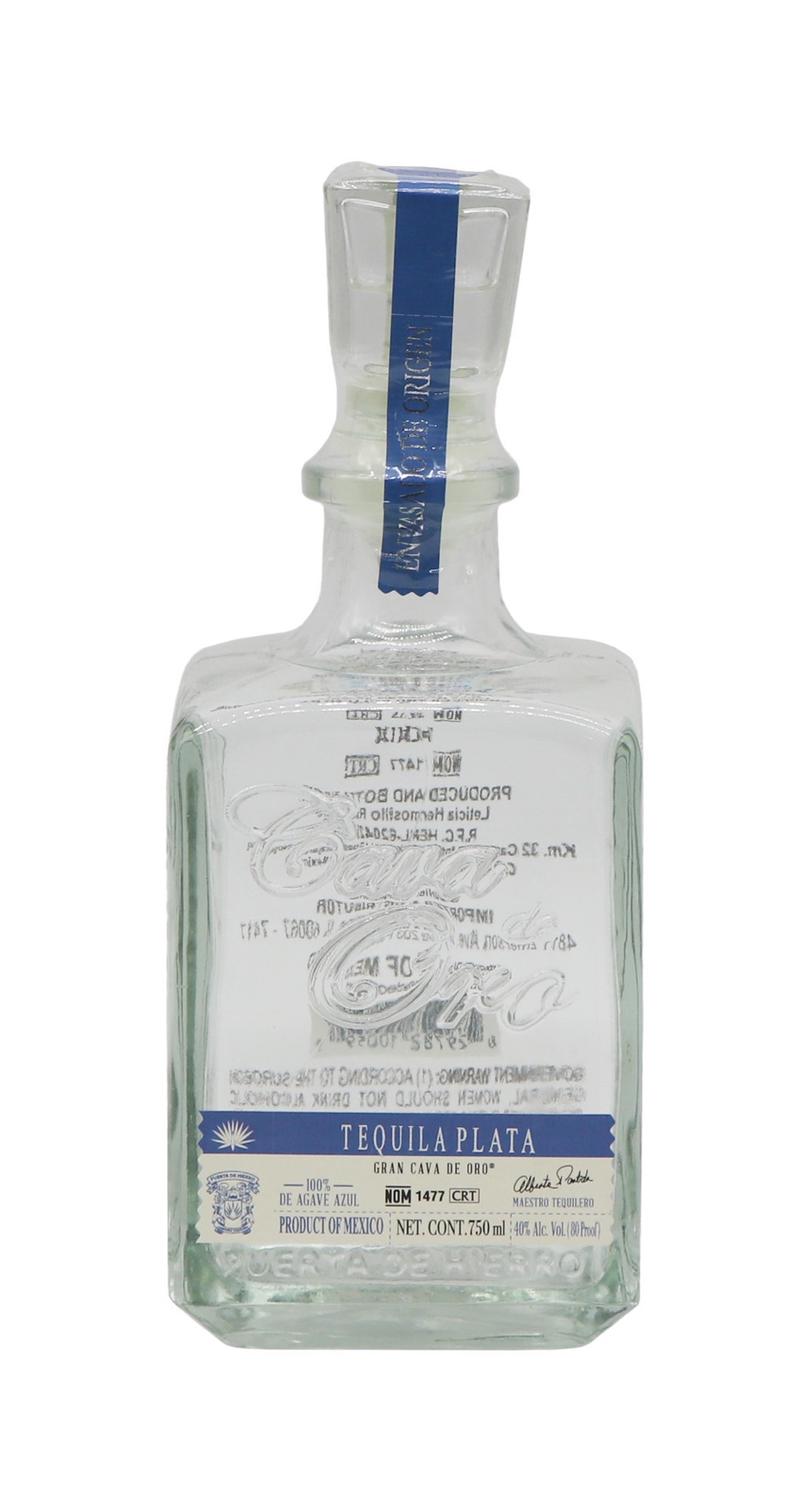 slide 1 of 1, Gran Cava De Oro Cava De Oro Plata Tequila, 750 ml