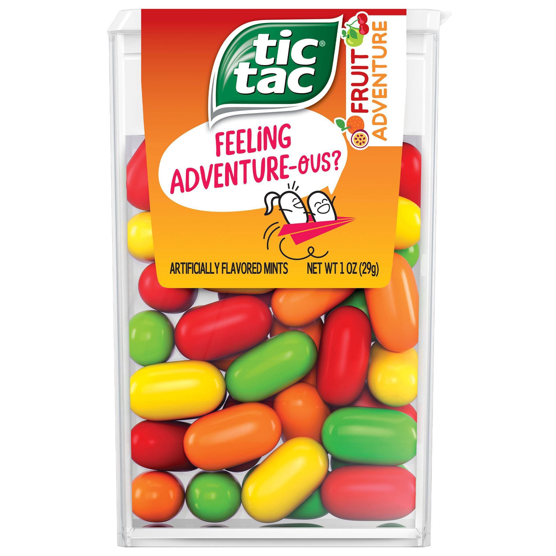 slide 6 of 13, Tic Tac Fruit Adventure Mint Candies - 1oz, 1 oz