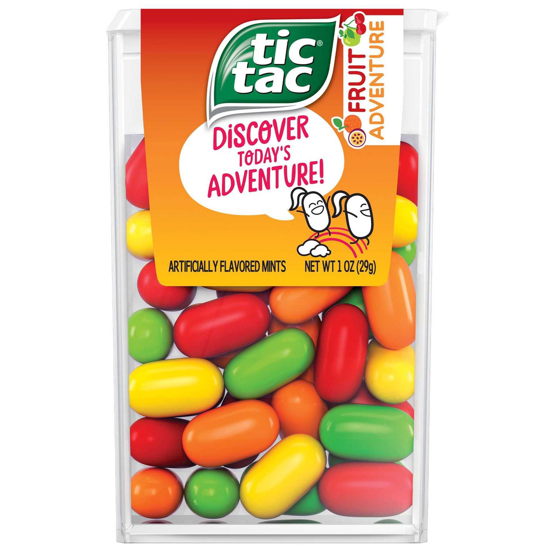 slide 7 of 13, Tic Tac Fruit Adventure Mint Candies - 1oz, 1 oz