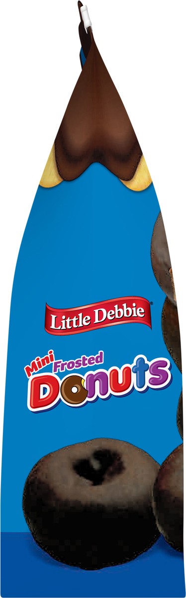 slide 2 of 14, Little Debbie Snack Cakes, Little Debbie Family Pack Frosted Mini Donuts (bagged), 10.5 oz
